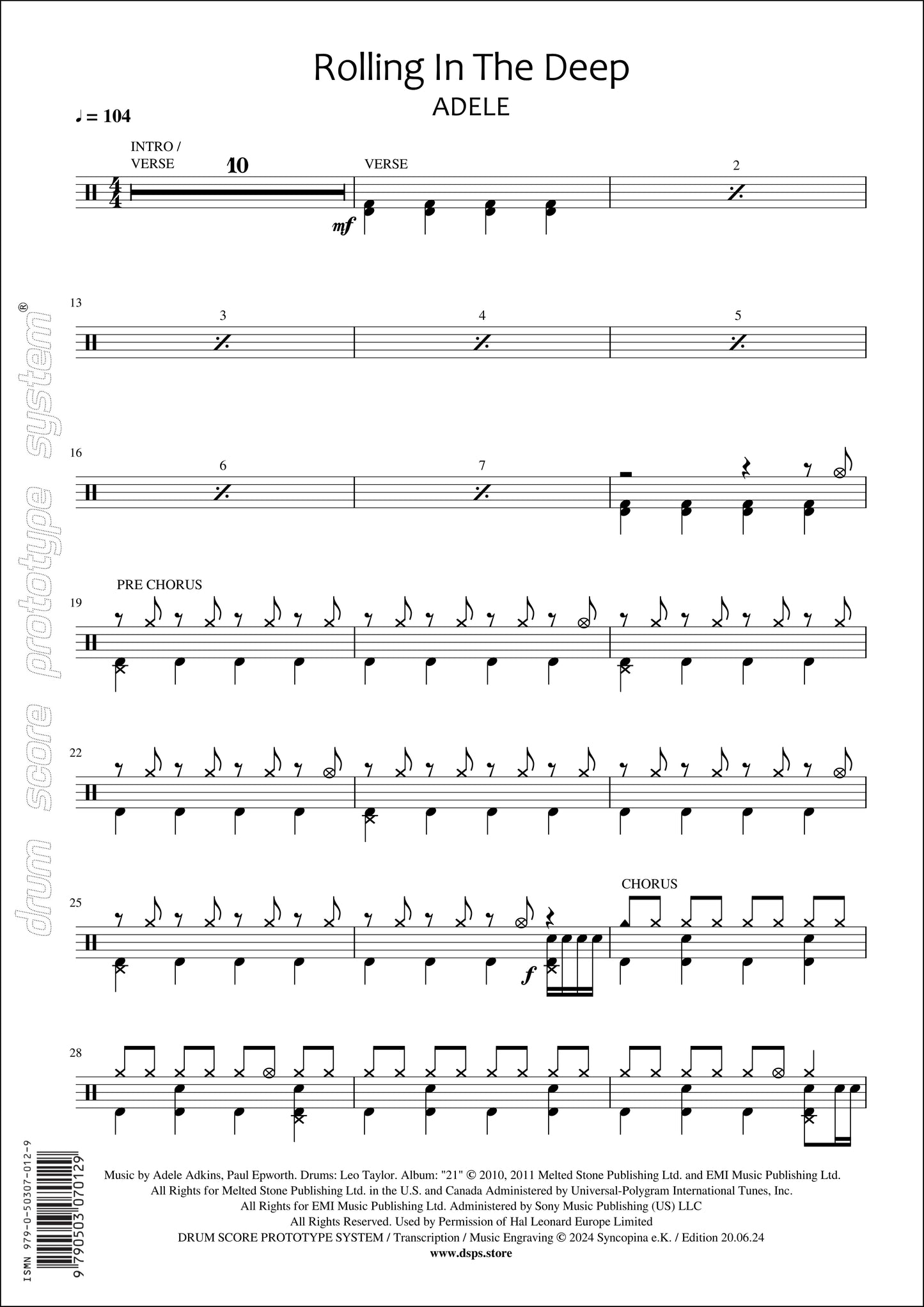 ADELE - Rolling In The Deep