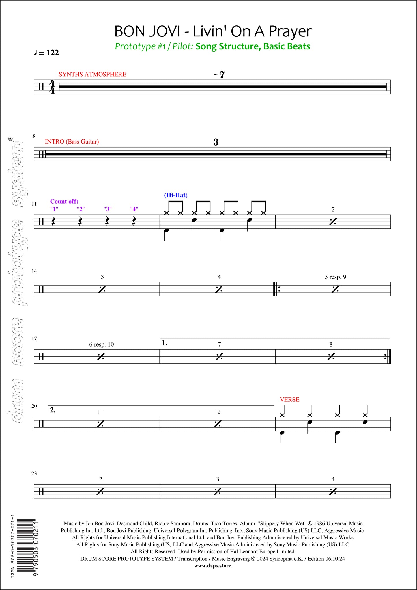 BON JOVI - Livin' On A Prayer