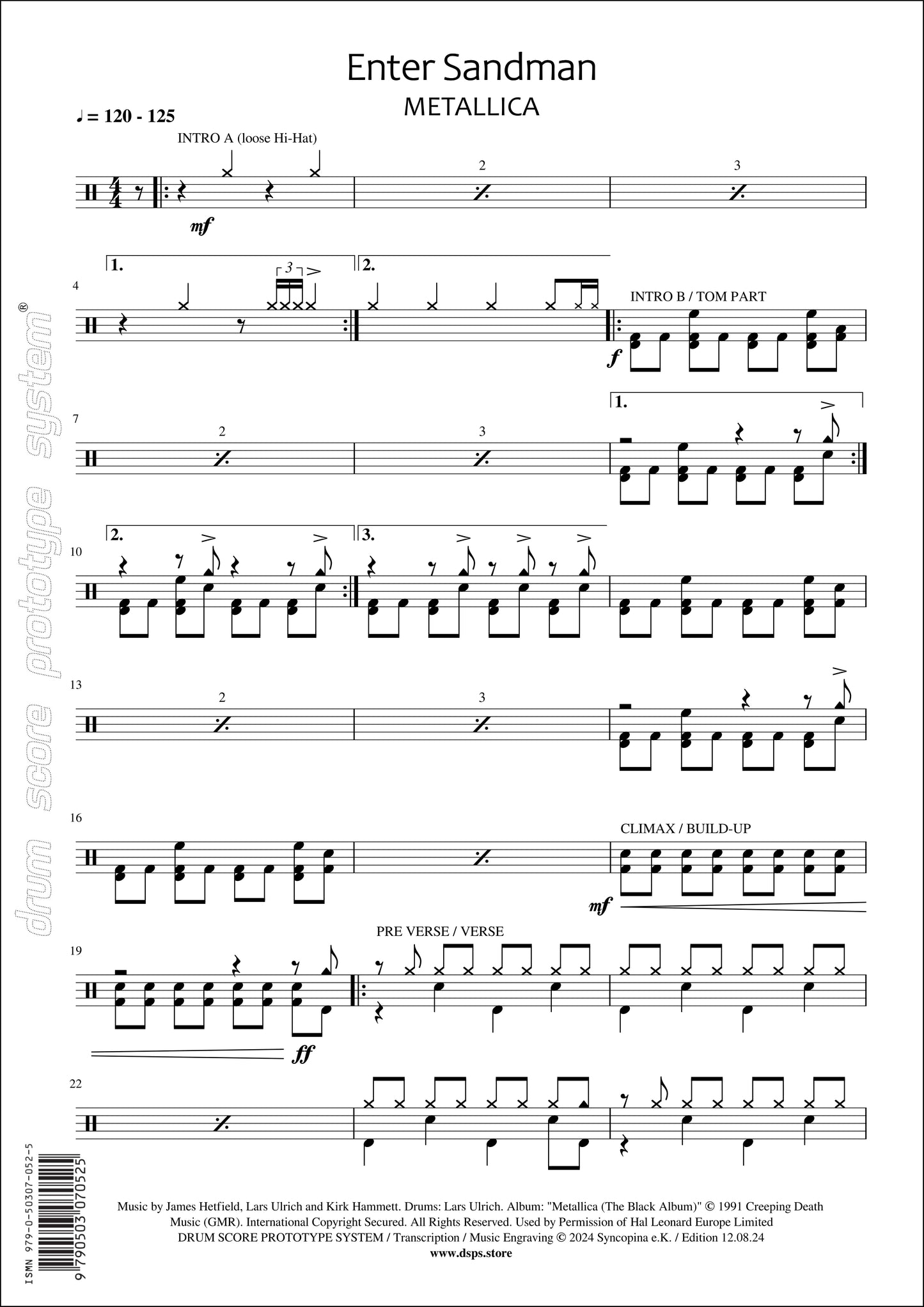 METALLICA - Enter Sandman